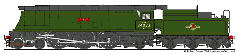34023 late British Railways