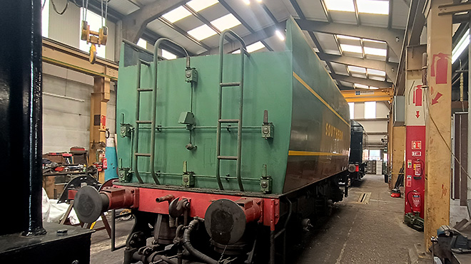 21C123 Tender in Workshop