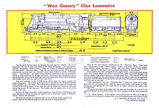 West Country Class Leaflet - Inside